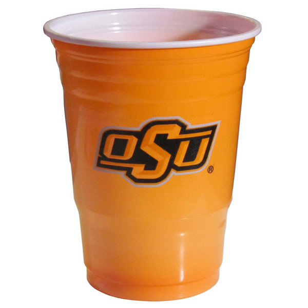 Oklahoma St. Cowboys Plastic Game Day Cups