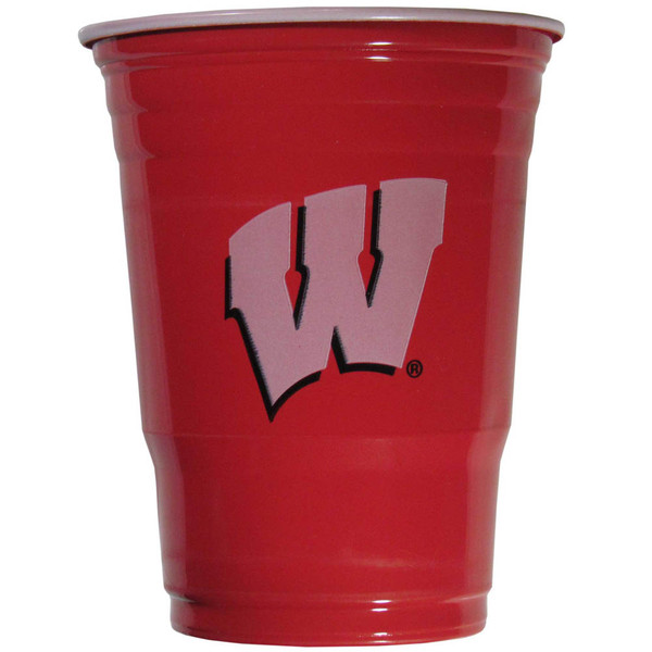 Wisconsin Badgers Plastic Game Day Cups