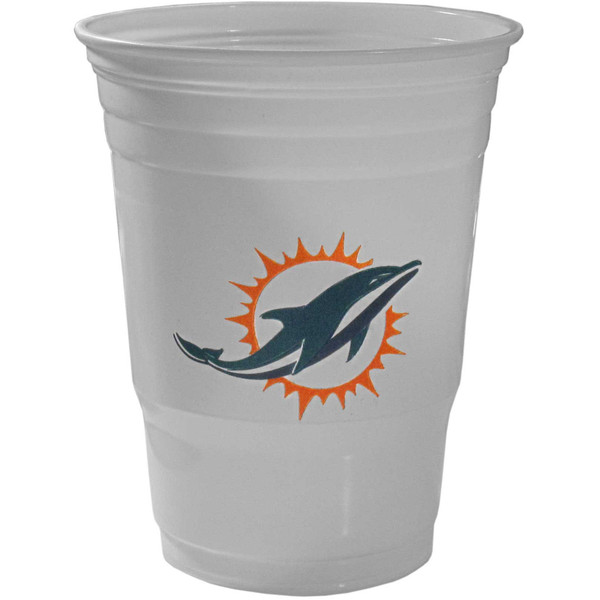 Miami Dolphins Plastic Game Day Cups