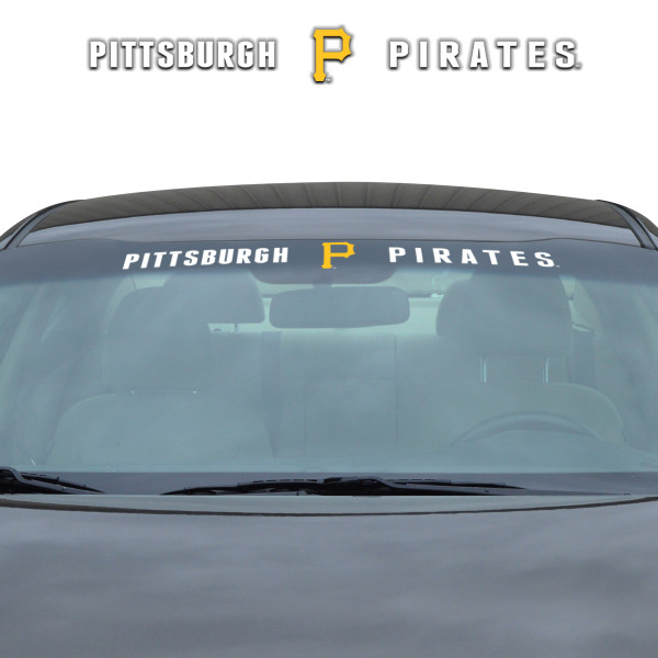 Pittsburgh Pirates Windshield Decal Primary Logo and Team Wordmark