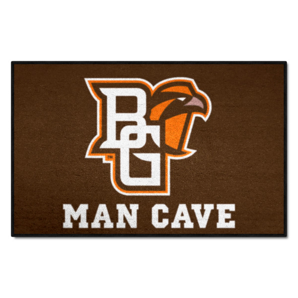 Bowling Green State University - Bowling Green Falcons Man Cave Starter Peekaboo Primary Logo Brown