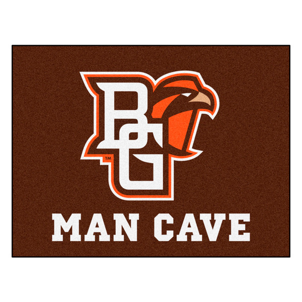 Bowling Green State University - Bowling Green Falcons Man Cave All-Star Peekaboo Primary Logo Brown
