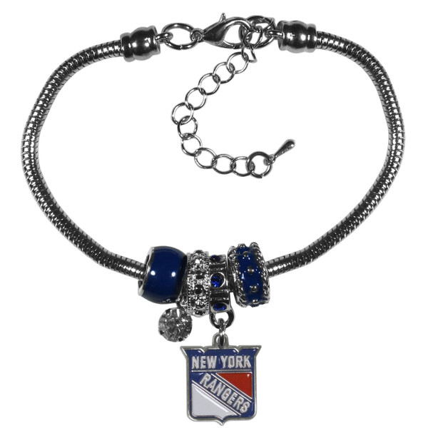 New York Rangers® Euro Bead Bracelet