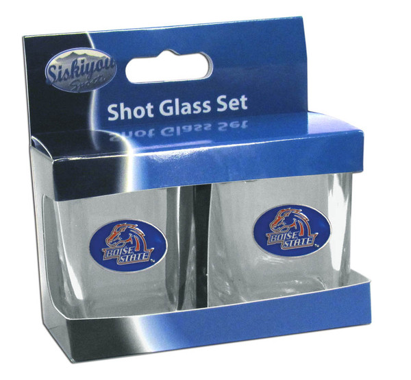 Boise St. Broncos Shot Glass Set