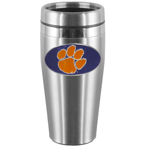 Clemson Tigers Steel Travel Mug