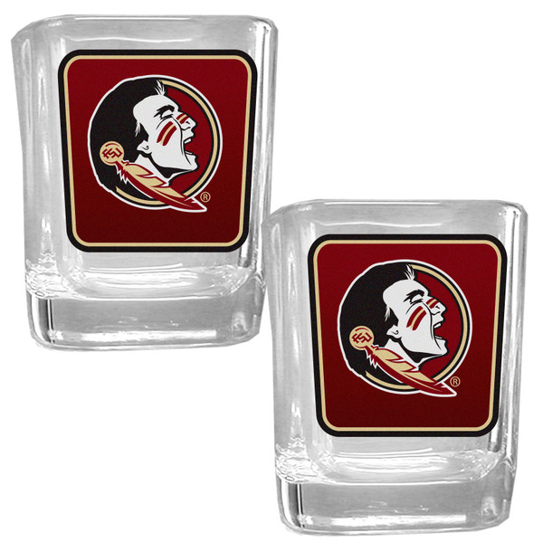 Florida St. Seminoles Square Glass Shot Glass Set