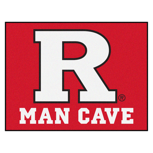 Rutgers University - Rutgers Scarlett Knights Man Cave All-Star "Block R" Logo Red