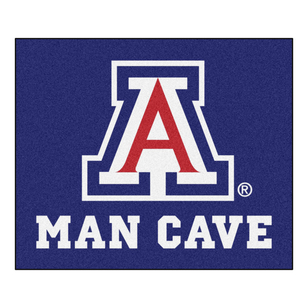 University of Arizona - Arizona Wildcats Man Cave Tailgater Block A Primary Logo Blue