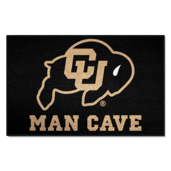 University of Colorado - Colorado Buffaloes Man Cave Starter CU Buffalo Primary Logo Black