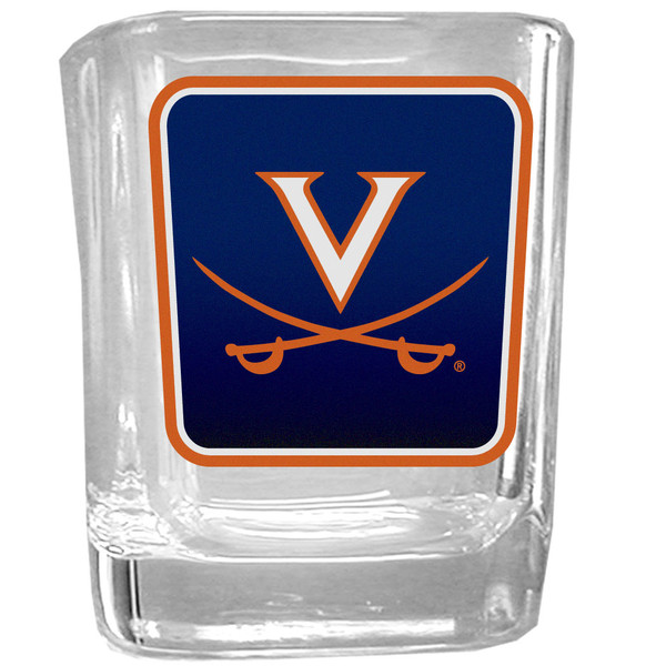 Virginia Cavaliers Square Glass Shot Glass