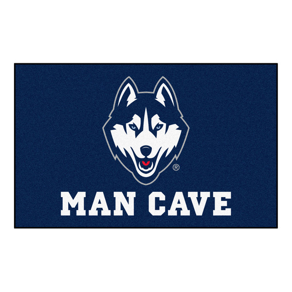 University of Connecticut - UConn Huskies Man Cave UltiMat "UCONN" Wordmark Navy