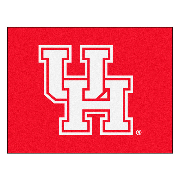 University of Houston - Houston Cougars Man Cave All-Star Interlocking UH Primary Logo Red