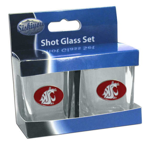 Washington St. Cougars Shot Glass Set