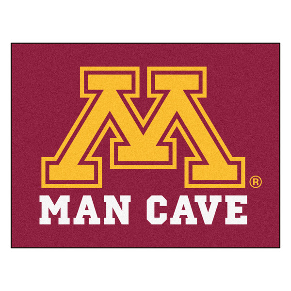 University of Minnesota - Minnesota Golden Gophers Man Cave All-Star Block M Primary Logo Maroon