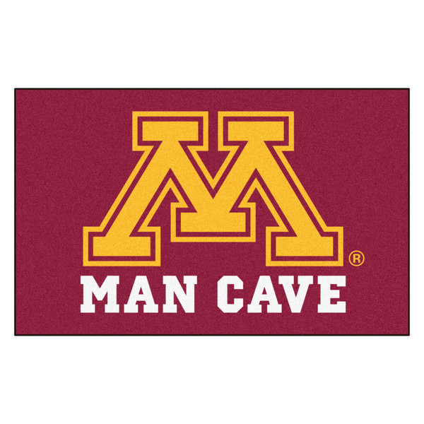University of Minnesota - Minnesota Golden Gophers Man Cave UltiMat Block M Primary Logo Maroon
