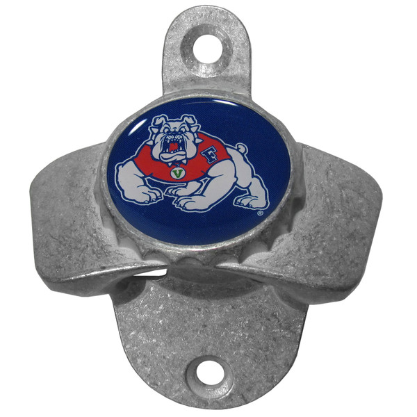 Fresno St. Bulldogs Wall Mounted Bottle Opener