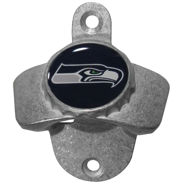 Seattle Seahawks Wall Mounted Bottle Opener