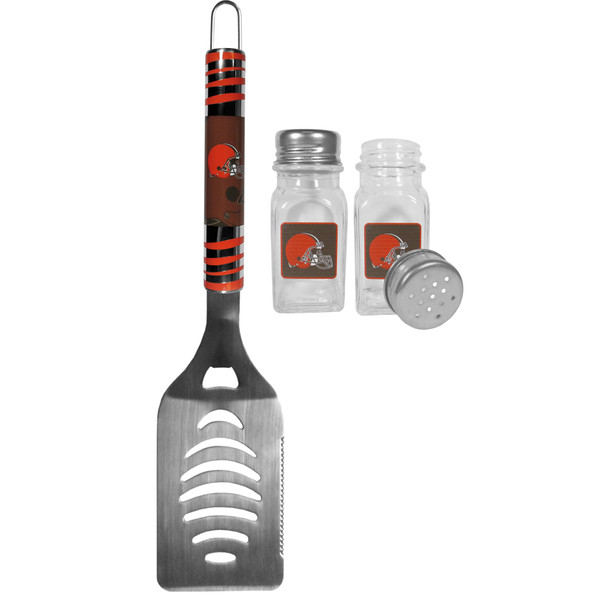 Cleveland Browns Tailgater Spatula and Salt and Pepper Shaker Set