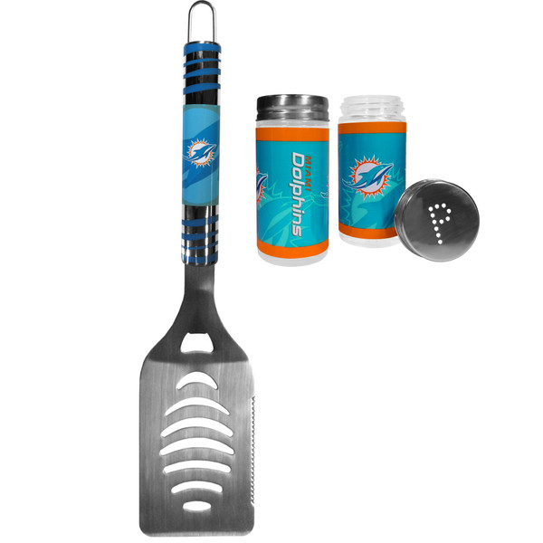 Miami Dolphins Tailgater Spatula and Salt and Pepper Shakers