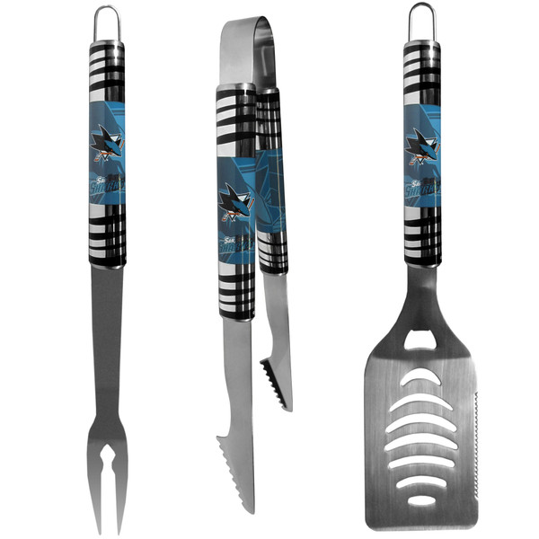 San Jose Sharks® 3 pc Tailgater BBQ Set