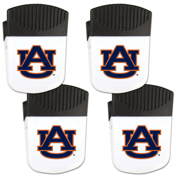 Auburn Tigers Chip Clip Magnet with Bottle Opener, 4 pack