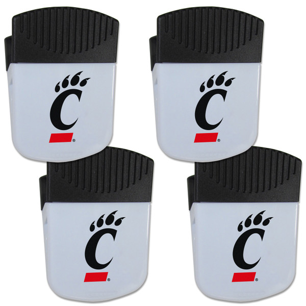 Cincinnati Bearcats Chip Clip Magnet with Bottle Opener, 4 pack