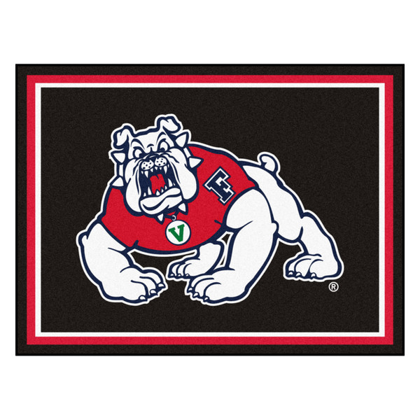 Fresno State - Fresno State Bulldogs 8x10 Rug 4-Paw Bulldog Primary Logo Navy