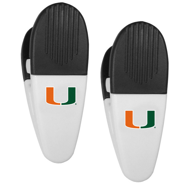 Miami Hurricanes Mini Chip Clip Magnets, 2 pk