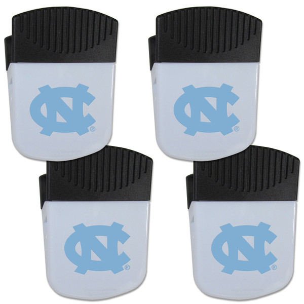 N. Carolina Tar Heels Chip Clip Magnet with Bottle Opener, 4 pack