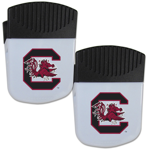 S. Carolina Gamecocks Chip Clip Magnet with Bottle Opener, 2 pack