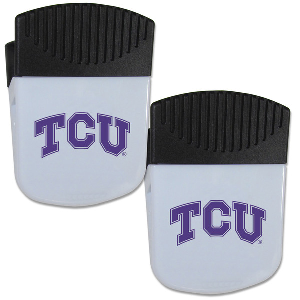 TCU Horned Frogs Chip Clip Magnet with Bottle Opener, 2 pack