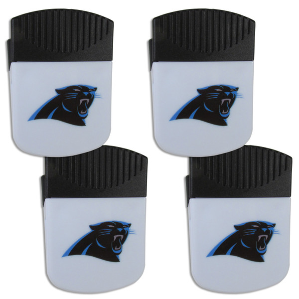 Carolina Panthers Chip Clip Magnet with Bottle Opener, 4 pack