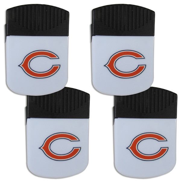 Chicago Bears Chip Clip Magnet with Bottle Opener, 4 pack