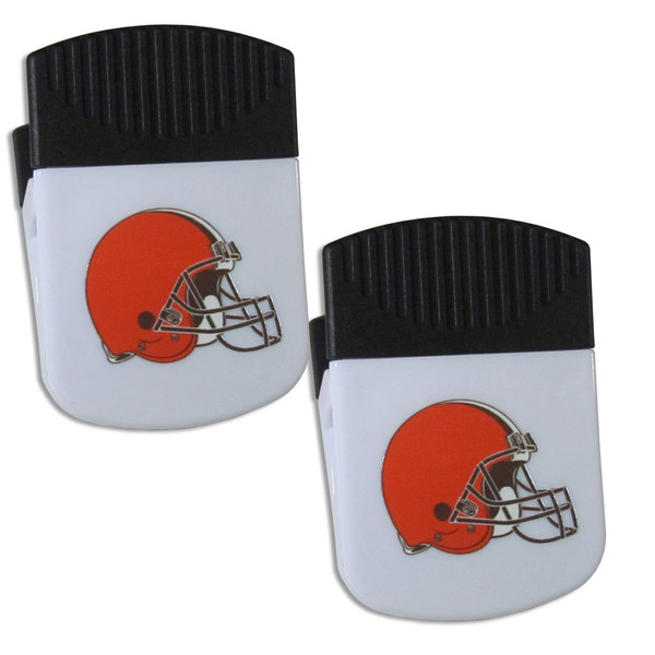 Cleveland Browns Chip Clip Magnet with Bottle Opener, 2 pack