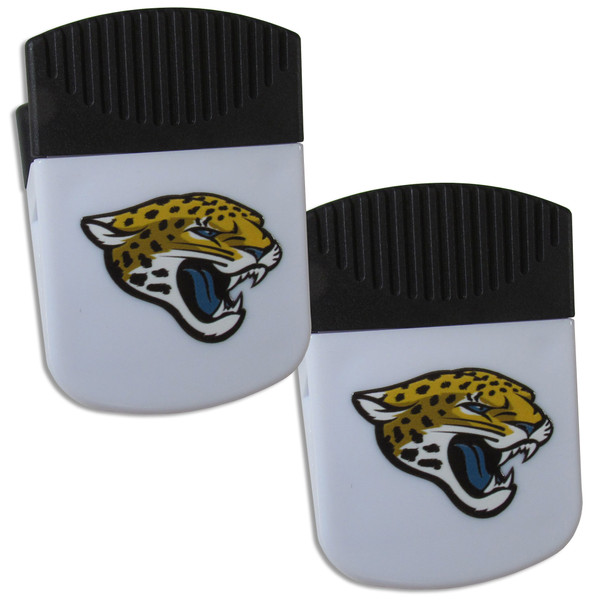 Jacksonville Jaguars Chip Clip Magnet with Bottle Opener, 2 pack
