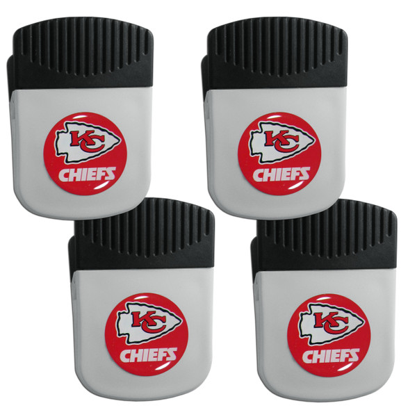 Kansas City Chiefs Clip Magnet with Bottle Opener, 4 pack