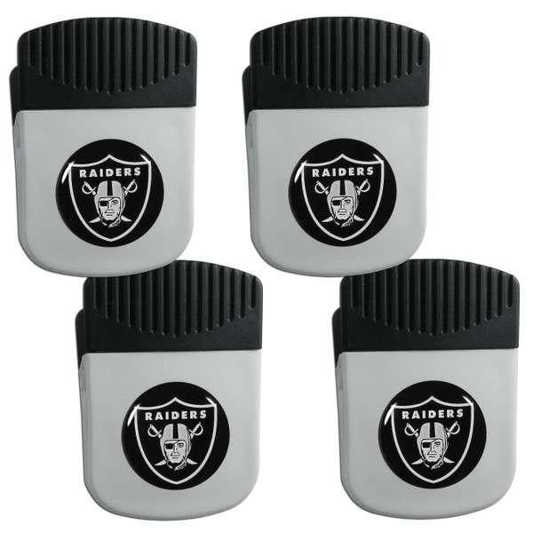 Las Vegas Raiders Clip Magnet with Bottle Opener, 4 pack