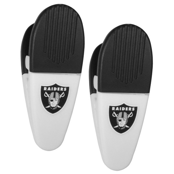 Las Vegas Raiders Mini Chip Clip Magnets, 2 pk