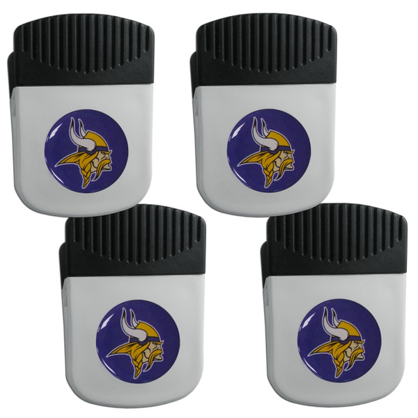 Minnesota Vikings Clip Magnet with Bottle Opener, 4 pack