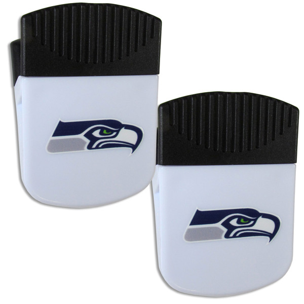 Seattle Seahawks Chip Clip Magnet with Bottle Opener, 2 pack