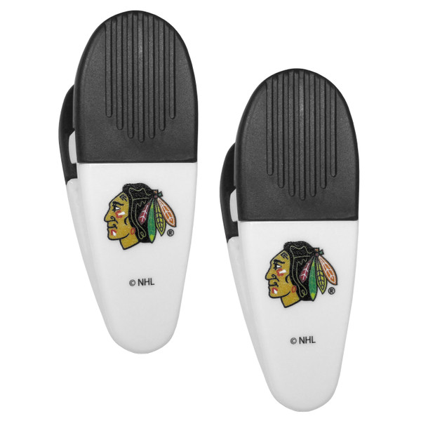 Chicago Blackhawks Mini Chip Clip Magnets, 2 pk