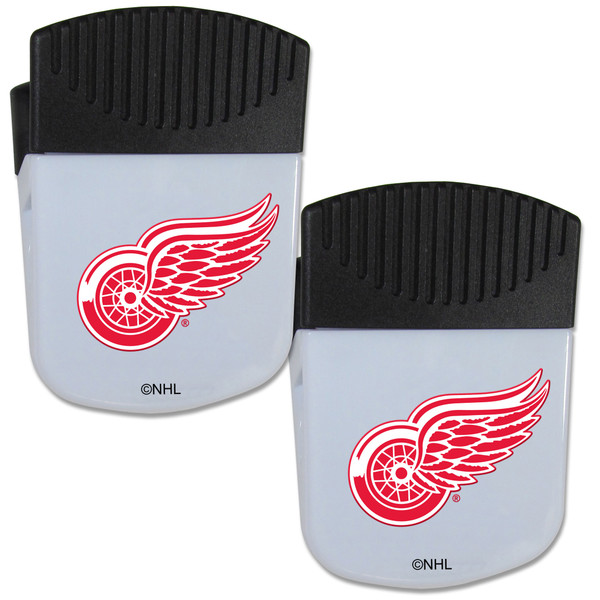 Detroit Red Wings Chip Clip Magnet with Bottle Opener, 2 pack