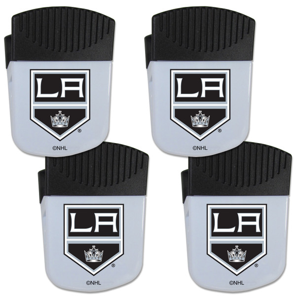 Los Angeles Kings Chip Clip Magnet with Bottle Opener, 4 pack