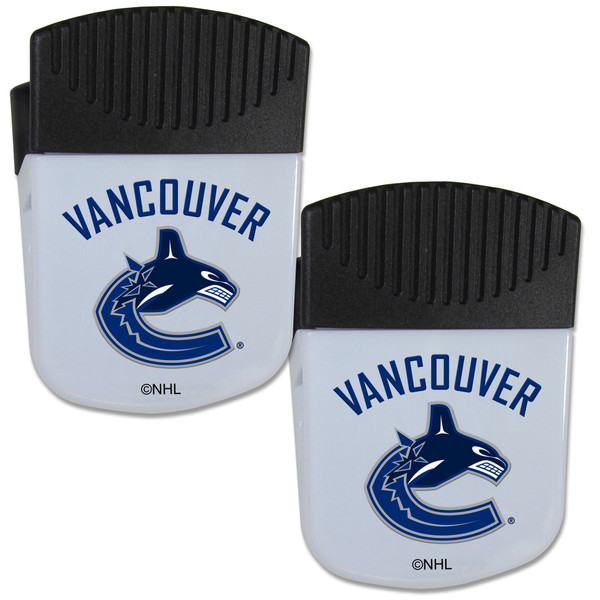 Vancouver Canucks Chip Clip Magnet with Bottle Opener, 2 pack