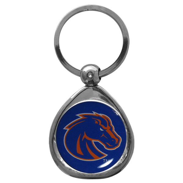 Boise St. Broncos Chrome Key Chain