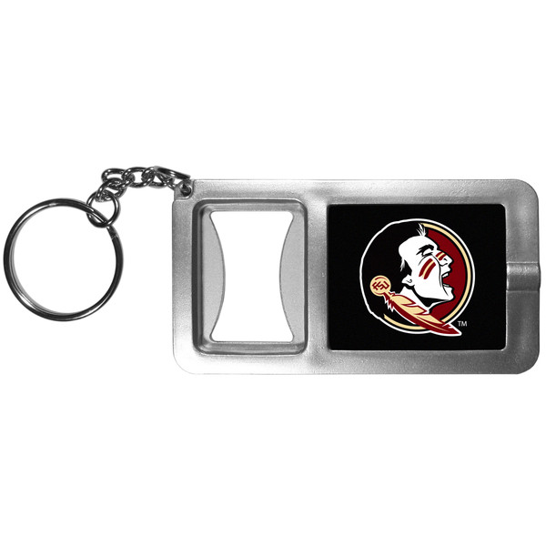 Florida St. Seminoles Flashlight Key Chain with Bottle Opener