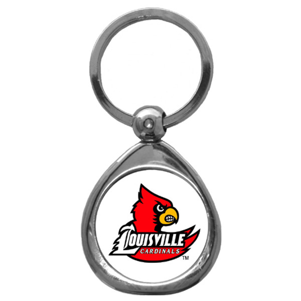 Louisville Cardinals Chrome Key Chain