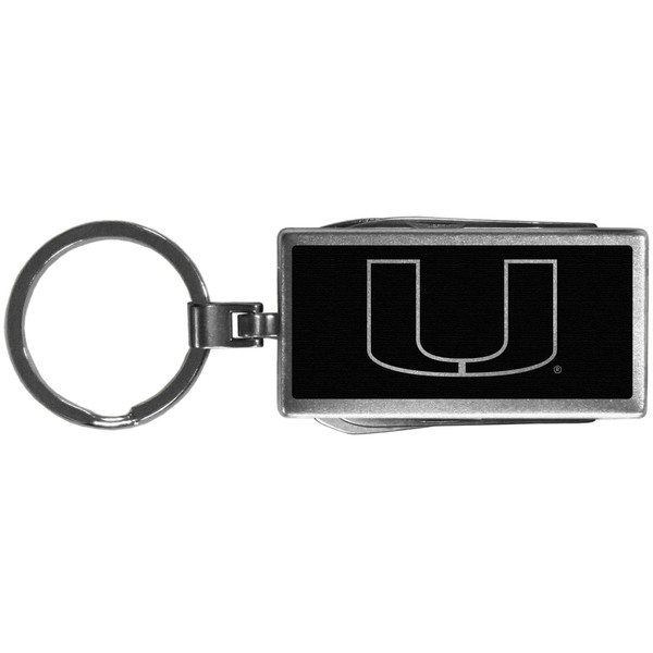 Miami Hurricanes Multi-tool Key Chain, Black