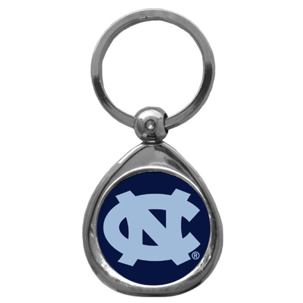 N. Carolina Tar Heels Chrome Key Chain