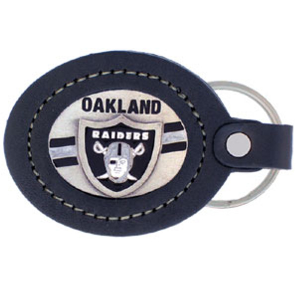 Leather Keychain - Las Vegas Raiders